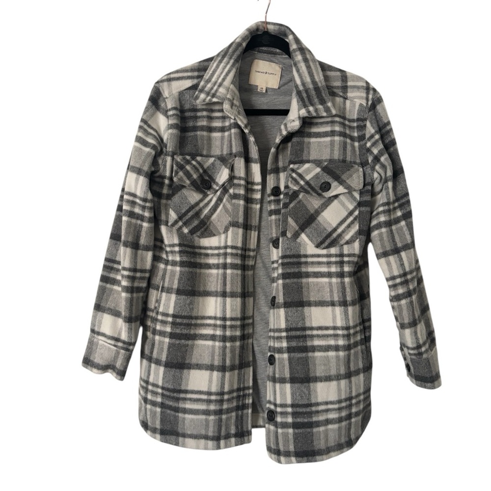 Thread & Supply Flannel Shacket - Picture 1 of 4
